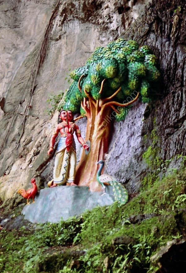Hindu Shrine in Cave Walls, Batu Caves, Kuala Lumpur